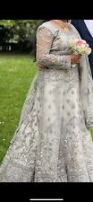 Lehenga bridal grey gebraucht kaufen  Meckenheim