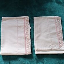 Vintage handmade pillowcases for sale  STOKE-ON-TRENT