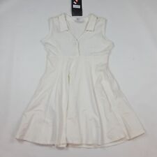 Vestido de tênis de golfe vintage anos 90 Le Coq Sportif feminino médio branco sem mangas comprar usado  Enviando para Brazil