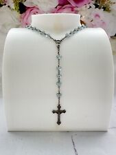 Rosary necklace silver for sale  ALFORD