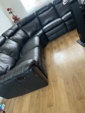 Black recliner sofa for sale  HEMEL HEMPSTEAD