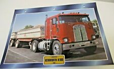 Trucks Maxi Card Cabovers - 1962 Kenworth-K100 for sale  Shipping to Canada
