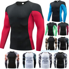 Used, Men Rash Guard Swim Shirt Long Sleeve UPF 50+Quick Dry Surf Swimwear UV T-Shirt for sale  Shipping to South Africa
