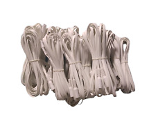 *20 PCS 30FT White Power Extension Cable Surveillance for CCTV DVR Camera System for sale  Shipping to South Africa