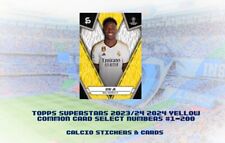 Cartão comum amarelo Topps Superstars 2023/24 2024 selecione nos números da lista #1-200 comprar usado  Enviando para Brazil