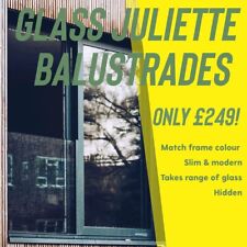 Glass juliet balustrade for sale  Shipping to Ireland