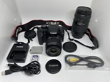 Câmera Digital SLR Canon EOS Rebel XS 1000D com Lente EF-S 18-55mm & 70-300mm comprar usado  Enviando para Brazil