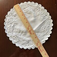 Round white floral for sale  Angier