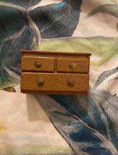 Cajones de tocador vintage para muebles en miniatura para casa de muñecas a escala 1/12 segunda mano  Embacar hacia Argentina
