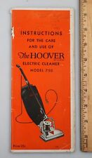 Aspiradora eléctrica manual Hoover de colección 1932 instrucciones modelo 750 segunda mano  Embacar hacia Mexico