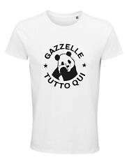 Używany, Tshirt GAZZELLE canzone italia TUTTO QUI panda concerto na sprzedaż  Wysyłka do Poland