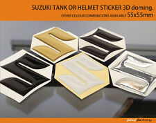 suzuki tank logo decal, label, sticker gsx r 3D carbon, 10 colors  for sale  Shipping to South Africa