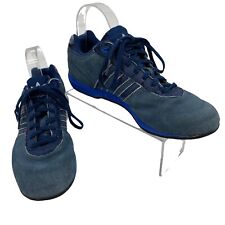 Zapatos de Conducir Adidas para Hombre 6,5 Azul Gamuza Cuero Goodyear Carreras Suelas de Goma segunda mano  Embacar hacia Argentina