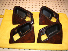 Mercedes Late W163 ML500/ML350 F & R wood door handle L & R 1 set of 4 Surrounds for sale  Shipping to South Africa