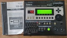 Kit de bateria eletrônica Roland TD-12 cérebro/módulo de som + manual - frete global comprar usado  Enviando para Brazil
