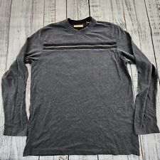 G.H. Bass & Co Gray Long Sleeve Cotton Blend T-Shirt Men's L (bin47) for sale  Shipping to South Africa