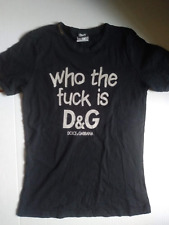 Camiseta con logotipo de Dolce & Gabbana "Who the F*** is D&G" - edición limitada segunda mano  Embacar hacia Mexico