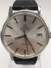 Reloj Omega Geneve automático para hombre esfera plateada hecho en Suiza redondo vintage 166.070, usado segunda mano  Embacar hacia Argentina