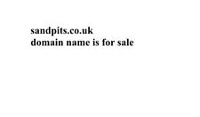 Sandpits.co.uk premium domain for sale  HOOK