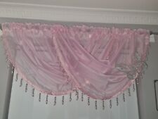 Pink beaded voile for sale  BELFAST