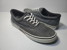 SPERRY TOP-SIDER PRETO CHAMBRAY HALYARD STS18845 BARCO DECK SAPATOS MASCULINOS - TAMANHO 10 comprar usado  Enviando para Brazil