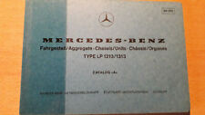 Mercedes LP 1213 1313 : catalogue pièces chassis BK075 comprar usado  Enviando para Brazil