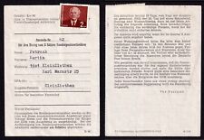 Ddr 1958 sammlerausweis gebraucht kaufen  Michendorf