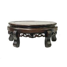 Cavalete de exibição 11,75" madeira marrom chinesa redondo suporte de mesa ws3728B comprar usado  Enviando para Brazil