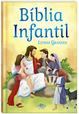 BÍBLIA INFANTIL = ILUSTRADA C/ LETRAS GRANDES Português do Brasil LIVRO LACRADO! comprar usado  Brasil 