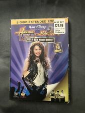 Hannah Montana Miley Cyrus: Best of Both Worlds Concert (DVD, 2008, Conjunto de 2 Discos, comprar usado  Enviando para Brazil