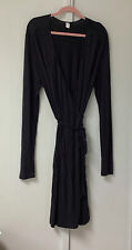 Vestido feminino Old Navy preto manga comprida tamanho XL transparente amarração cintura decote V comprar usado  Enviando para Brazil