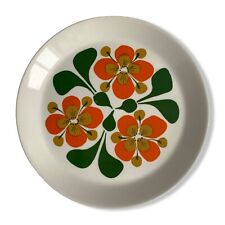 Stavangerflint Norway Rolf Dekor June Plate Orange Flowers 8.25" for sale  Shipping to South Africa