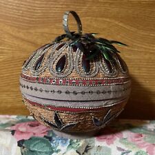 Antique Victorian Hand Woven Khus Bowl Basket  India c1880 for sale  Shipping to South Africa