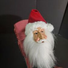 Vintage wooden santa for sale  Rocky Face