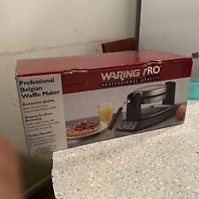 Waring Pro Professional Belgian Waffle Maker Model WWM200PC Open Box, New In Box, used for sale  Shipping to South Africa