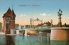 Postcard Königsberg East Prussia, Litho, Eastern territories, Kaliningrad, Imperial Bridge for sale  Shipping to South Africa
