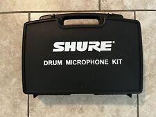 Shure Drum Microphone Kit System Pg81 Perfect With Original Case for sale  Shipping to South Africa