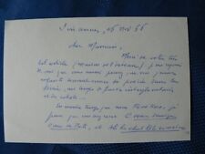 Carton remerciements1966 rene d'occasion  Scey-sur-Saône-et-Saint-Albin