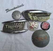 Vintage motorcyle badges for sale  PLYMOUTH