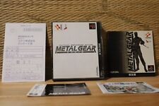 Usado, Metal Gear Solid Original ver com selo de folheto de cartão Reg Japão Playstation 1 PS1 MUITO BOM+! comprar usado  Enviando para Brazil