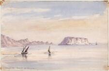 Isabella Galton - Watercolour Painting - Island Of Caprera - 19th Century for sale  Shipping to South Africa