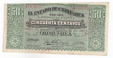 Chihuahua, moneda estatal mexicana, 50 centavos, 1914, XF segunda mano  Embacar hacia Argentina