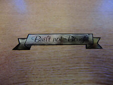 Built bought decal for sale  Shipping to Ireland