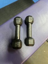 100lbs set 5 rubber dumbbell for sale  Mesa