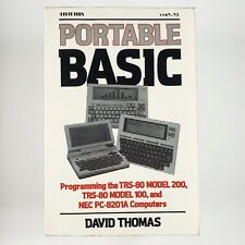Livro de computador portátil básico TRS-80 1985 David Thomas 100 200 NEC PC-8201A B576 comprar usado  Enviando para Brazil