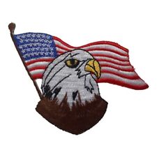 *HH* Toppa patch aquila stemma bandiera americana eagle american toppe usato  Roma