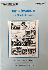 Tintin hergé tintinomania d'occasion  Expédié en Belgium
