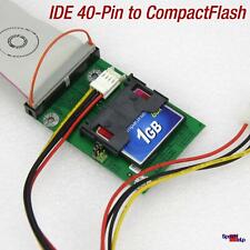 ADAPTADOR FLASH CF-CARD IDE MUY CALIDAD 40 POLOS A COMPACTO TODOS LOS PC ATA, usado segunda mano  Embacar hacia Argentina