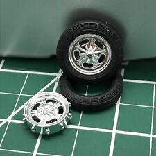 Used, Funny Car Gasser Drag Race Halibrand WHEELS W TIRES 1:25MM SeRch LBR Model Parts for sale  Shipping to South Africa