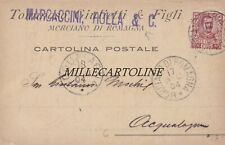 MORCIANO DI ROMAGNA: testatina T. Giulietti & Figli / Marcaccini ...1904, usado comprar usado  Enviando para Brazil